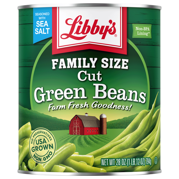 Libby's Family Size Cut Green Beans