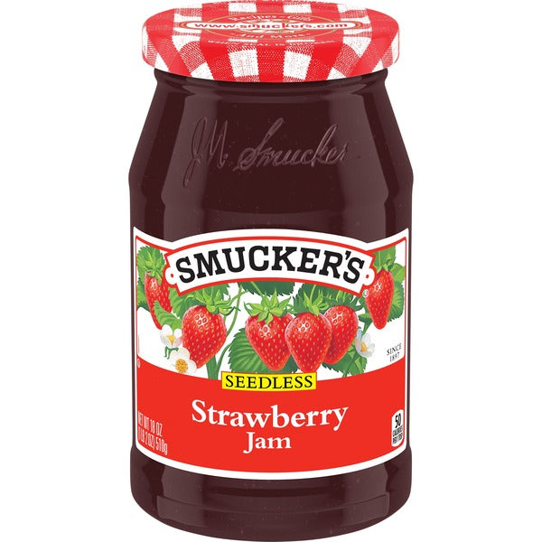 Smucker's Jam, Seedless, Strawberry