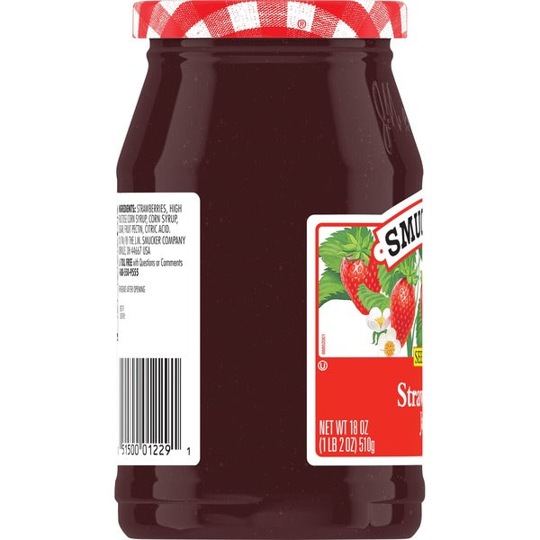 Smucker's Jam, Seedless, Strawberry