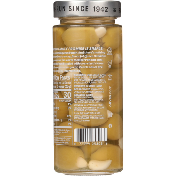 Pearls Specialties Garlic Stuffed Queen Olives