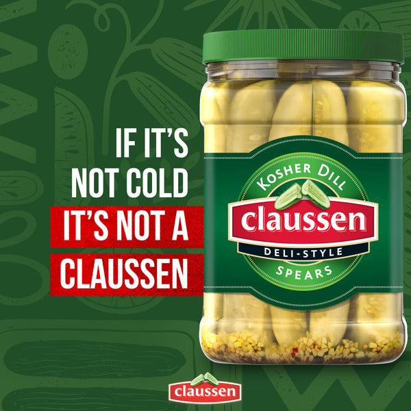 Claussen Kosher Dill Deli-Style Pickle Spears
