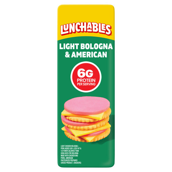 Lunchables Light Bologna & American