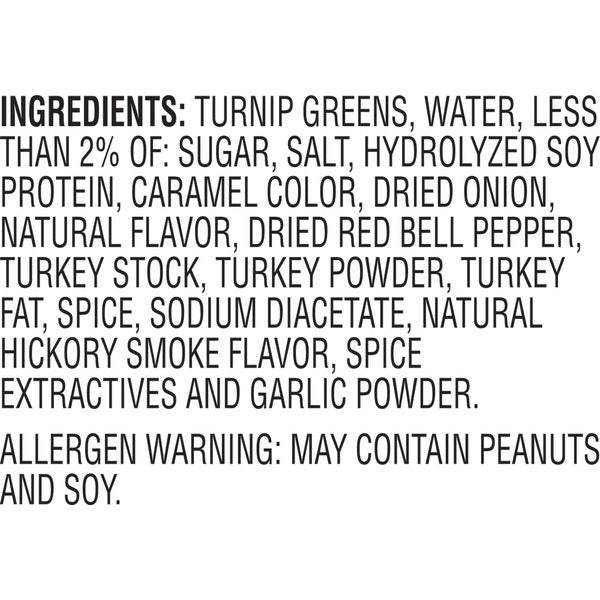 Glory Foods Seasoned Southern Style Turkey Flavored Turnip Greens