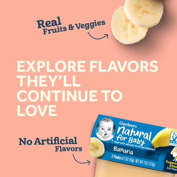Gerber Natural for Baby Grain & Grow Apple Mango Oatmeal Cereal