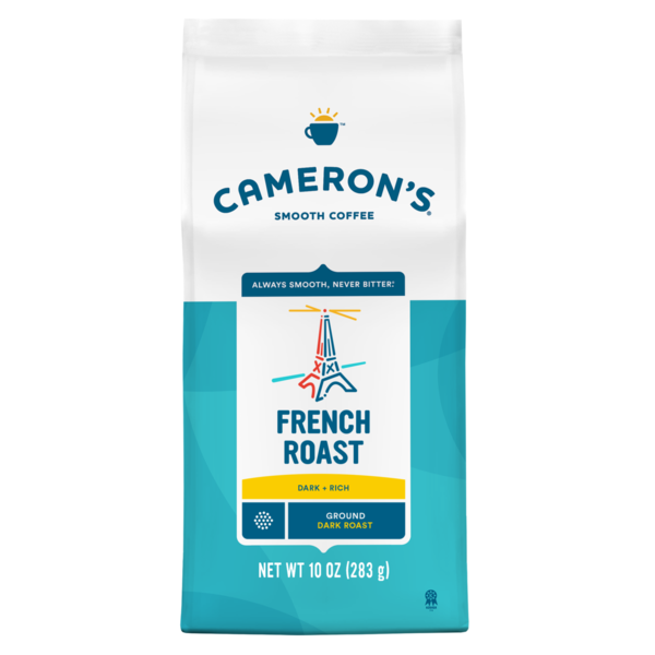 Cameron's Coffee, Smooth, Ground, French Roast, Dark Roast
