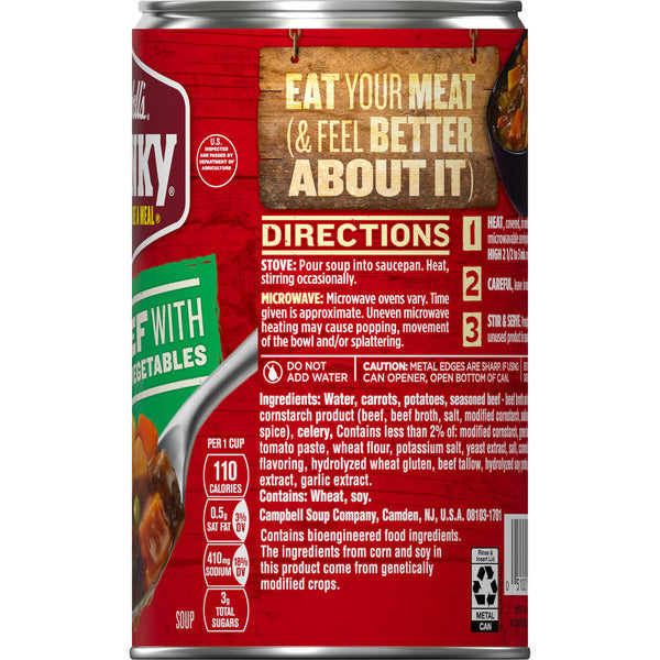 Campbell's Beef Soup with Country Vegetables