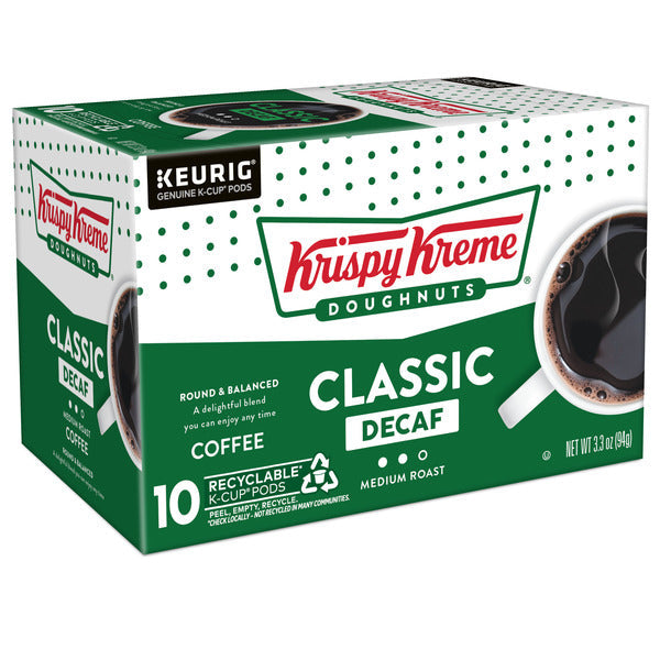 Krispy Kreme Classic Decaf K-Cup Pods