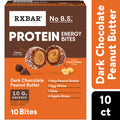 RXBAR Protein Energy Bites Dark Chocolate Peanut Butter Protein Balls, 10 Count