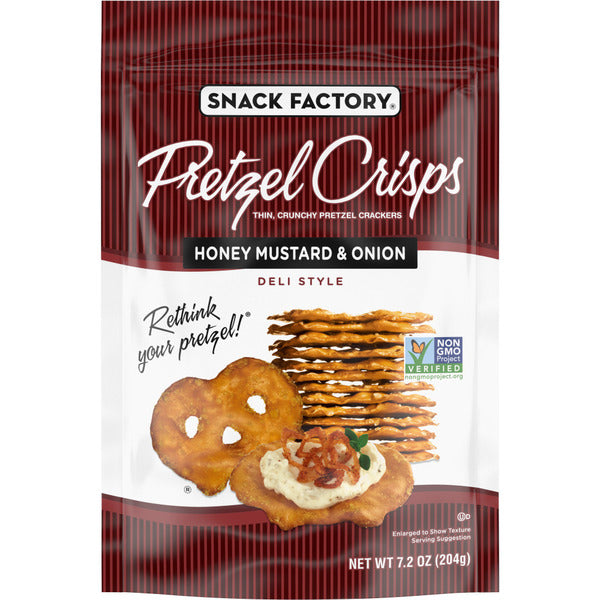 Snack Factory  Honey Mustard and Onion Pretzel Crisps