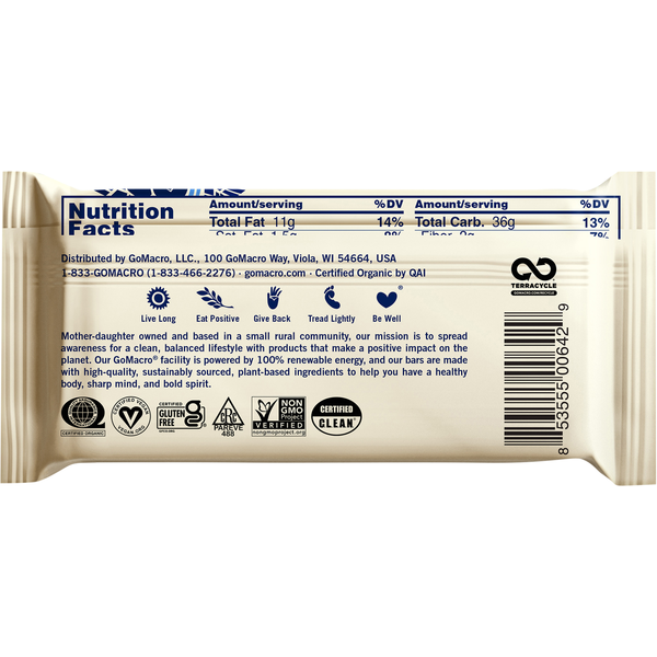 GoMacro Blueberry + Cashew Butter MacroBar