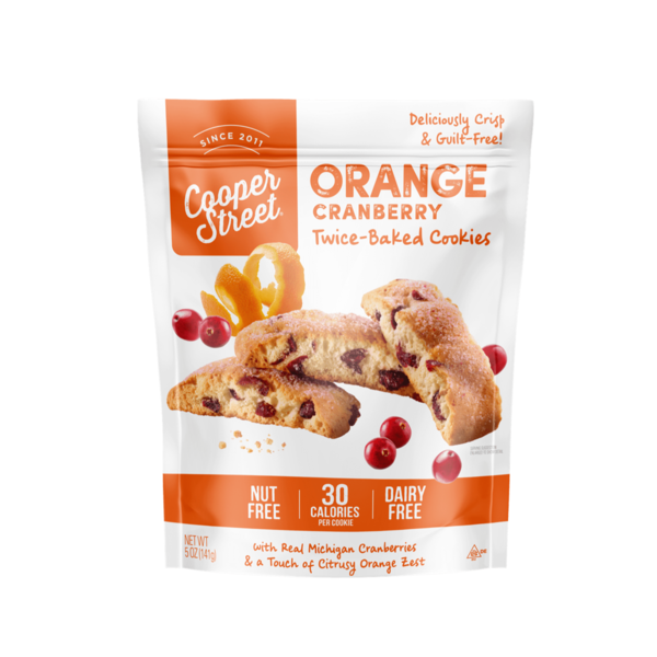 Cooper Street Orange Cranberry, Twice Baked Biscotti Cookies