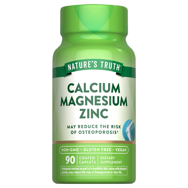 Nature's Truth Calcium, Magnesium, Zinc Caplets