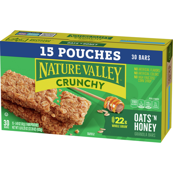 Nature Valley Oats 'n Honey Crunchy Granola Bars