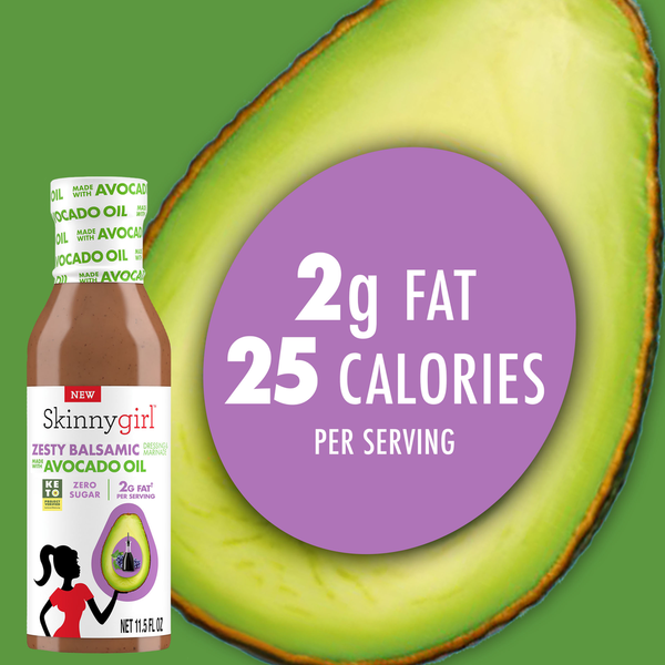Skinnygirl Dressing & Marinade, Avocado Oil, Zesty Balsamic