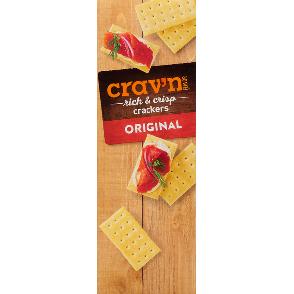 Crav'n Flavor Rich & Crisp Original Crackers