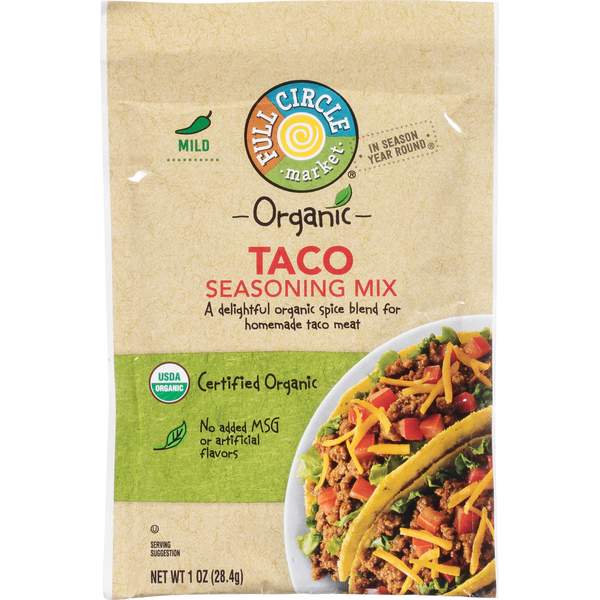 Full Circle Seasoning Mix, Taco, Mild