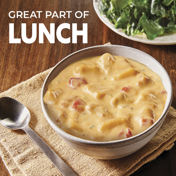 Progresso Pitmaster Sausage and Beer Cheese with Potatoes Canned Soup