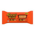 Reese's Big Cup Milk Chocolate Peanut Butter Cups Candy Packs 6 Count 1.4 oz Package with Creamy Peanut Butter Filling Individually Wrapped Chocolate Candy Snack Family Size Treat White Background Peanut Butter Cup Packaging Brand Product Photo Food Grocery Confectionery Sweet Dessert Snack Candy Bar Packaging