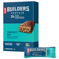 BUILDERS Chocolatey Mint Plant Based Protein Bars, Gluten Free 28.8 oz