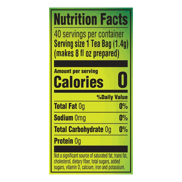 Lipton Decaffeinated Tea Bags Green Tea