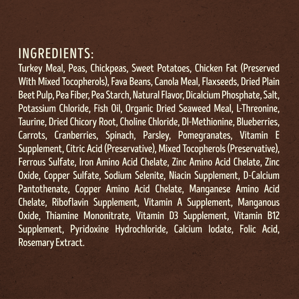 Supreme Source Dog Food, Grain-Free, Turkey Meal and Sweet Potato Recipe, Super-Premium