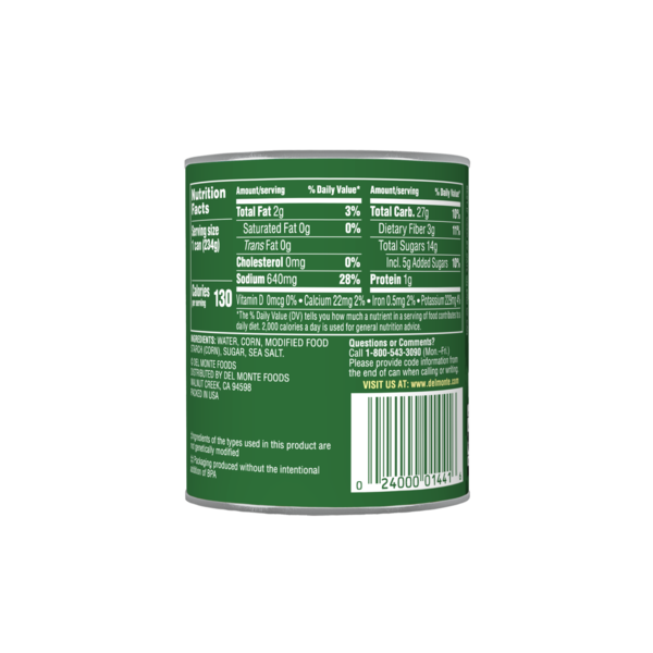 Del Monte Cream Style Golden Sweet Corn