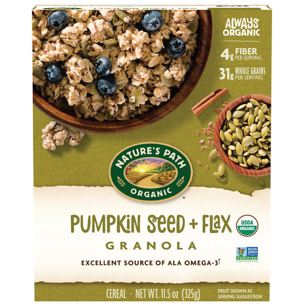 Nature's Path Pumpkin Seed + Flax Granola