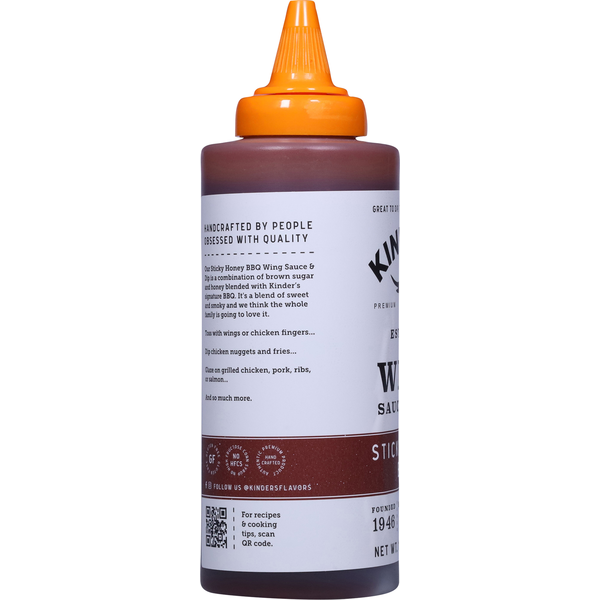 Kinder's Sticky Honey BBQ Wing Sauce & Dip