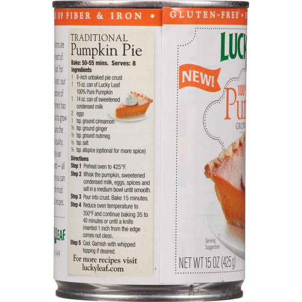 Lucky Leaf 100% Pure Pumpkin