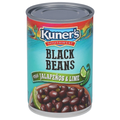 Kuner's Black Beans, Mild Jalapenos & Lime
