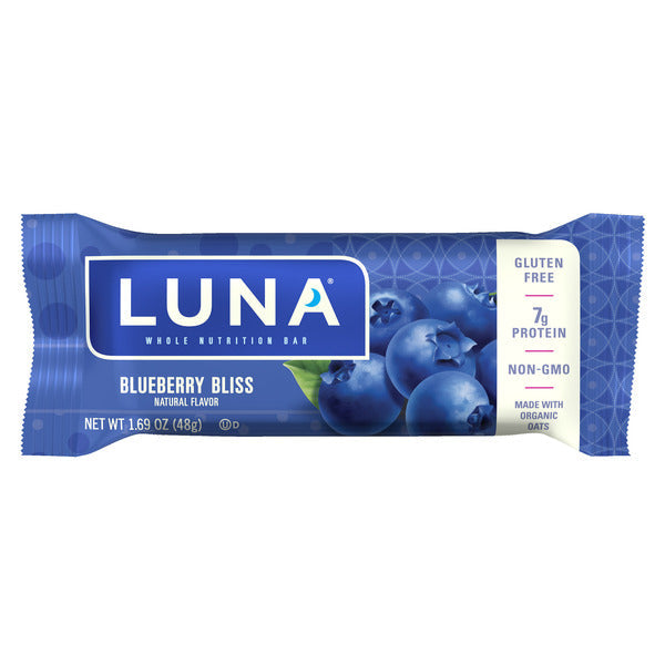 Luna Blueberry Bliss Flavor Gluten Free Snack Bar