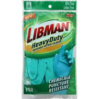 Libman Nitrile Gloves, Reusable, Heavy Duty, Size ...
️