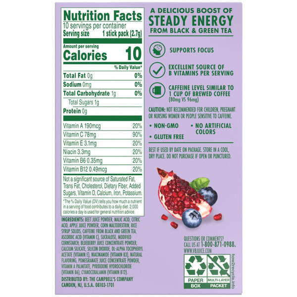 V8 Energy Pomegranate Blueberry Powder