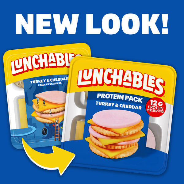 Lunchables Protein Pack Turkey & Cheddar Snack Kit