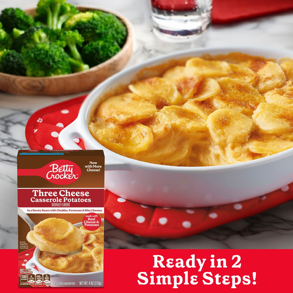 Betty Crocker Three Cheese Casserole Potatoes