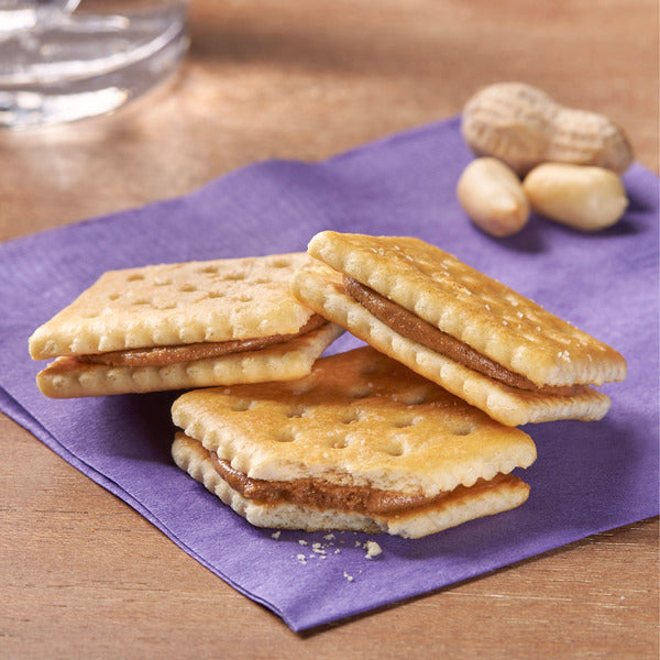 Keebler Toast and Peanut Butter Sandwich Crackers, Lunch Snacks, 8 Count