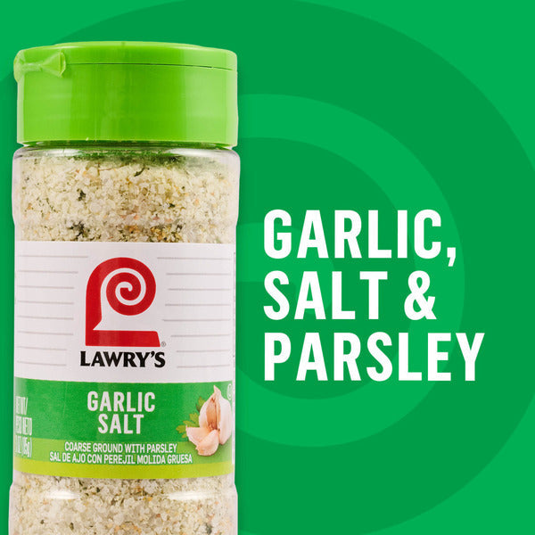 LAWRY'S Coarse Ground with Parsley Garlic Salt