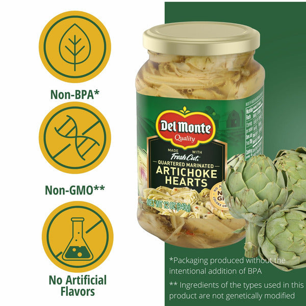 Del Monte Quartered Marinated Artichoke Hearts