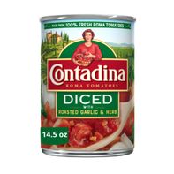 Contadina Diced Tomatoes with Roasted Garlic️