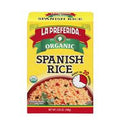 Box of La Preferida Organic Spanish Rice on a white background