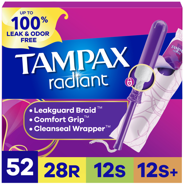 TAMPAX Tampons, Regular/Super/Super Plus