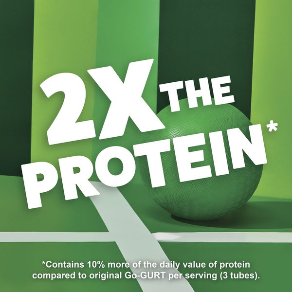 Go-Gurt Protein Strawberry Kids Low Fat Yogurt Tubes