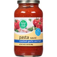 Food Club Pasta Sauce, Roasted Garlic and Herb️