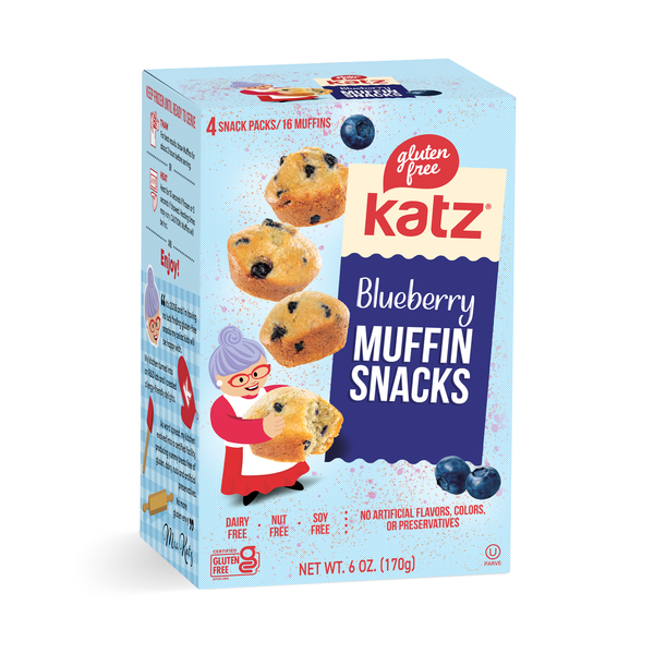 Katz Muffin Snacks - Blueberry