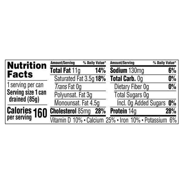 King Oscar Sardines 1-Layer Spring Water