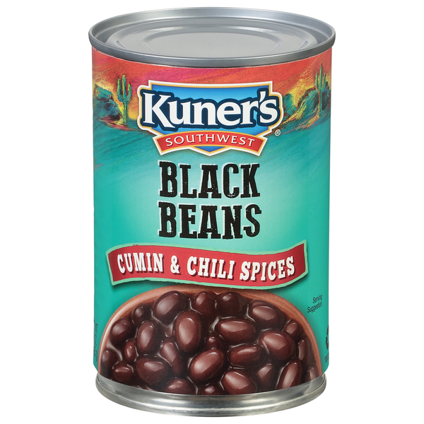 Kuner's Black Beans, Cumin & Chili Spices