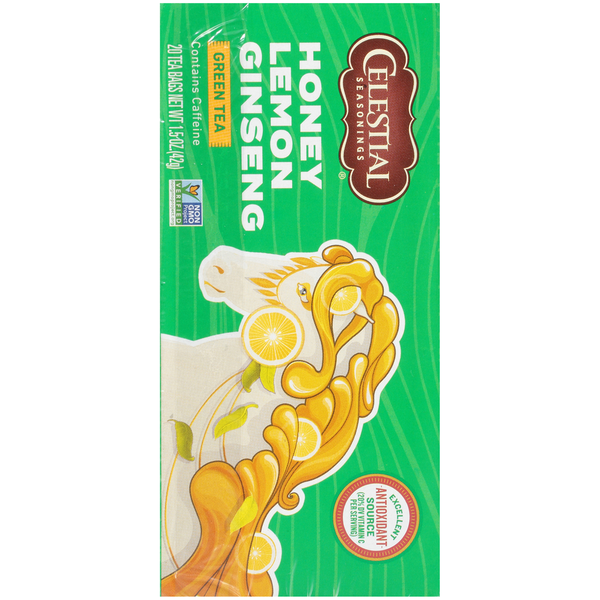 Celestial Seasonings Honey Lemon Ginseng Green Tea with White Tea