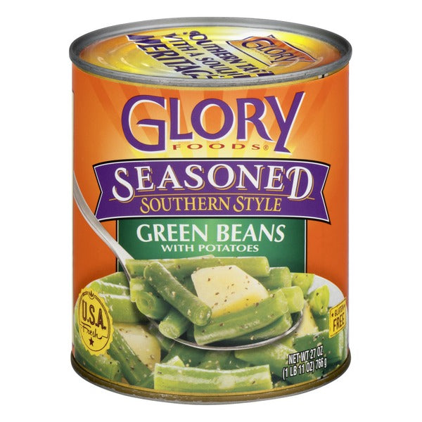 Glory Foods Seasoned Southern Style Green Beans with Potatoes