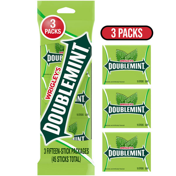 Wrigley's DOUBLEMINT Bulk Chewing Gum Value Pack