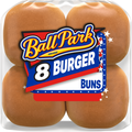Ball Park 8 ct, White, Burger Buns, Kosher, Hamburger Buns, 15 oz